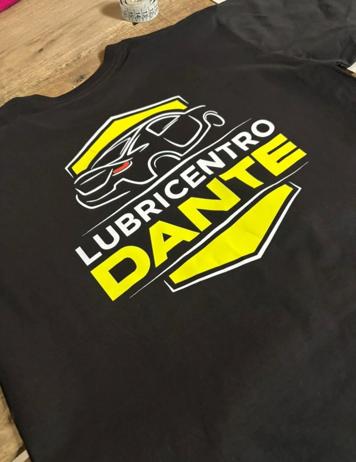 Remera corporativa estampada DTF — Lubricentro Dante